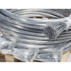 11 Gauge Galvanized Single Loop Bale Ties | Durable & Reliable Baling Solutions